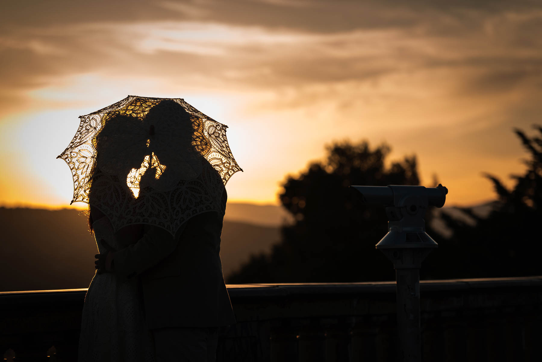 Sunrise engagement pre wedding photography in Florence