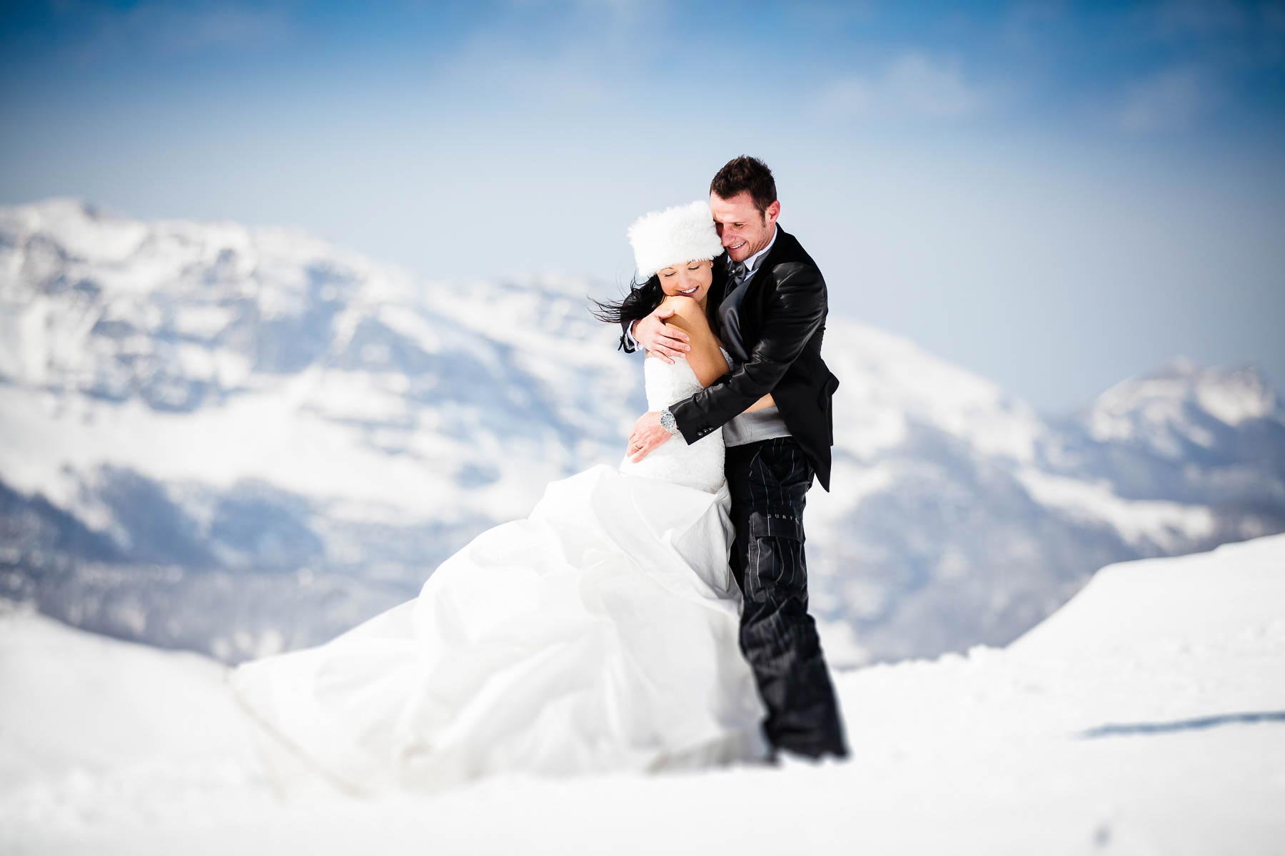 Snow Trash the dress experience in Tuscany